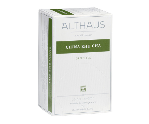 Зелений чай Althaus China Zhu Cha у пакетиках 20 шт - фото-1