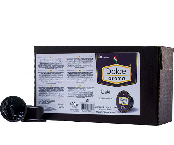Кава у капсулах Dolce Aroma Elite Lavazza Blue 50 шт - фото-2