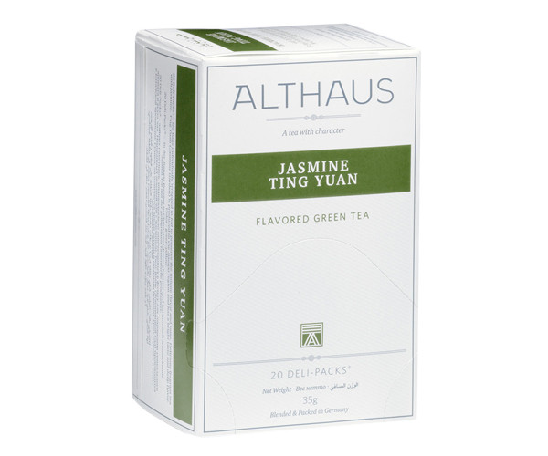 Зелений чай Althaus Jasmine Ting Yuan у пакетиках 20 шт - фото-1