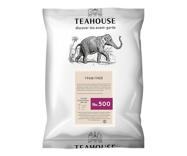 Чорний чай Teahouse №500 Граф грей 250 г - фото-1