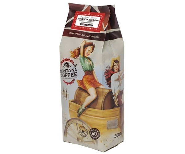 Кава Montana Coffee Китайська Вишня у зернах 500 г - фото-1