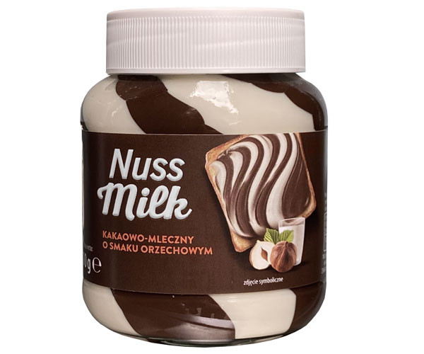 Шоколадна паста Nuss Milk какао-молочна зі смаком горіха 400 г - фото-1