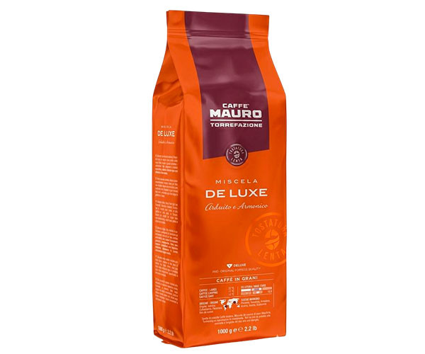 Кофе Mauro Caffe De Luxe в зернах 1000 г