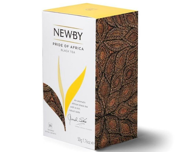 Чорний чай Newby Гордість Африки в пакетиках 25 шт (311120) - фото-3