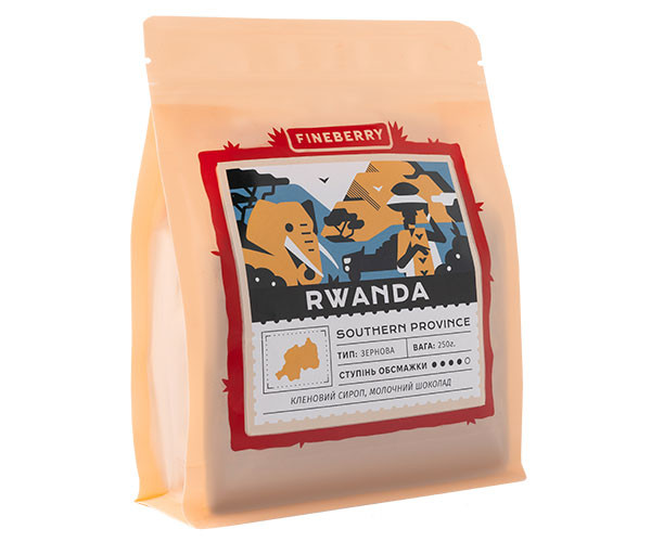 Кофе Fineberry Rwanda в зернах 250 г