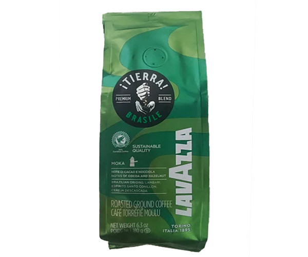 Кава Lavazza Tierra Brasile Moka мелена 180 г - фото-1