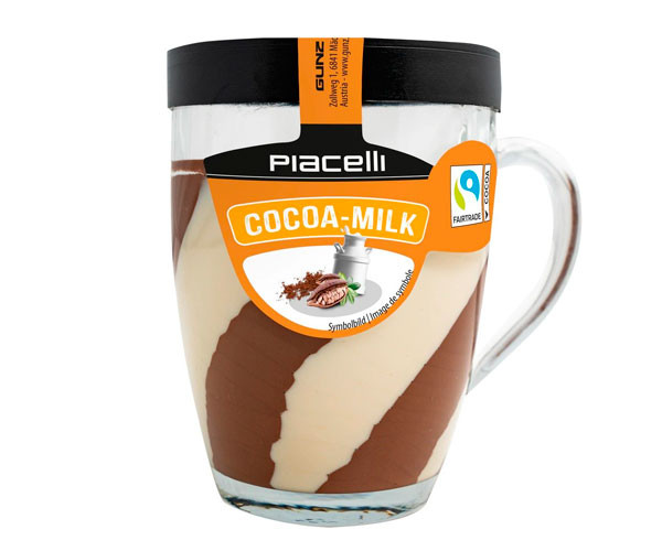 Паста Piacelli Duo крем какао и орех 300 г + чашка