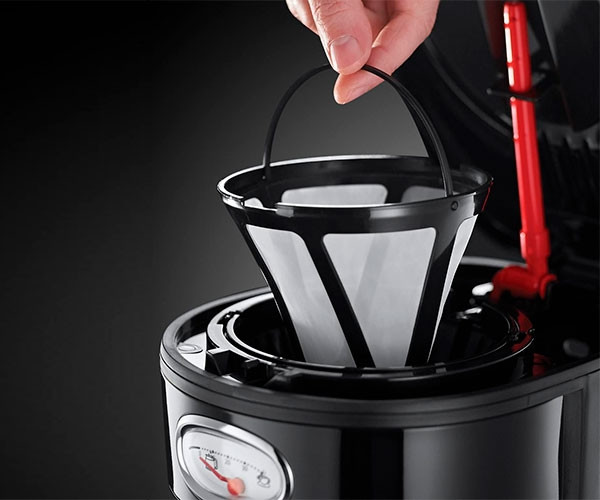 Крапельна кавоварка Russell Hobbs 21701-56 Retro Classic Noir - фото-6