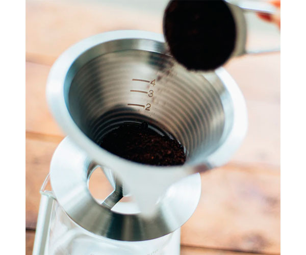 Пуровер Hario Double Mesh (DMD-02-HSV) - фото-6