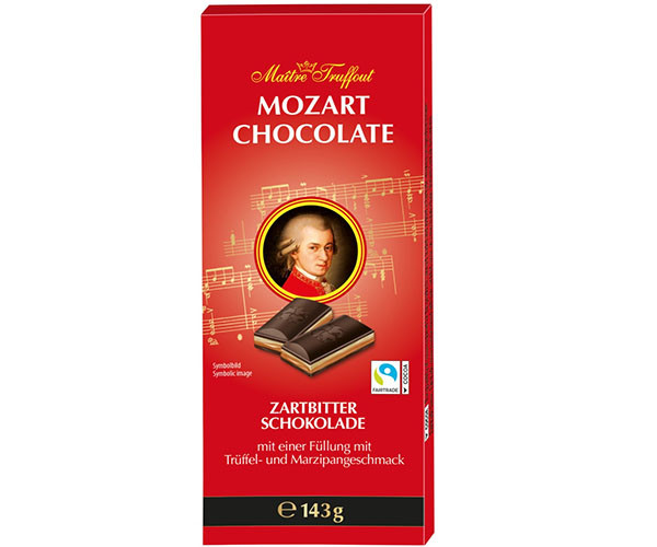 Чорний шоколад Maitre Truffout Mozart Kugeln 143 г - фото-1
