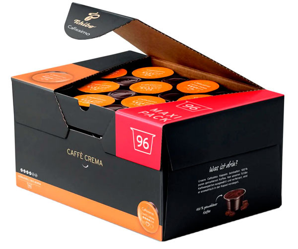 Кофе в капсулах Tchibo Cafissimo Cafe Crema Vollmundig 96 шт купить