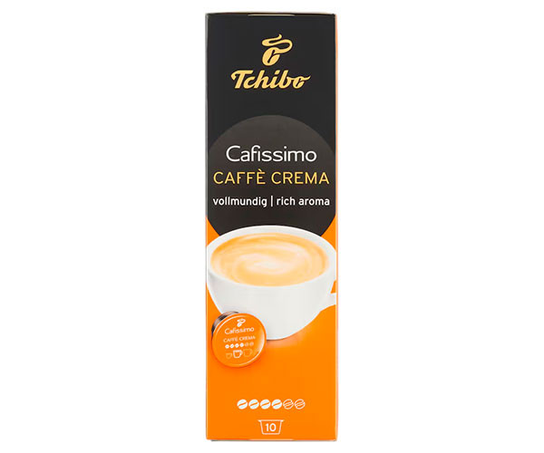 Кофе в капсулах Tchibo Cafissimo Caffè Crema Vollmundig Rich Aroma 10 шт