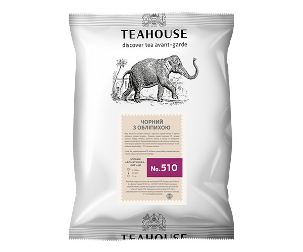 Чорний чай Teahouse №510 з обліпихою 250 г - фото-1