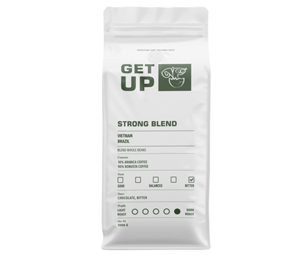 Кава GetUp Strong Blend у зернах 1 кг - фото-1