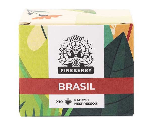 Кофе в капсулах Fineberry Nespresso Brasil 10 шт купить