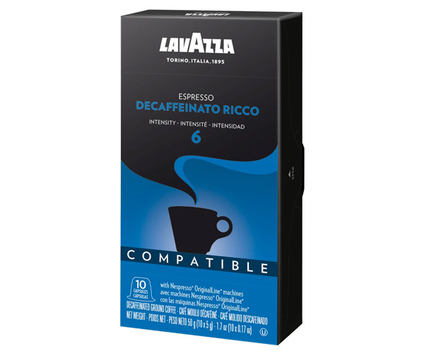 Кава в капсулах Lavazza Nespresso Espresso Decaffeinato Ricco 6 10 шт - фото-1