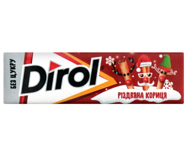 Жувальна гумка Dirol Кориця 30х14 г - фото-2