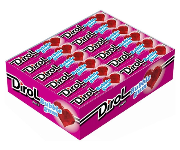 Жувальна гумка Dirol Bubble Gum Frutti 30х14 г - фото-1