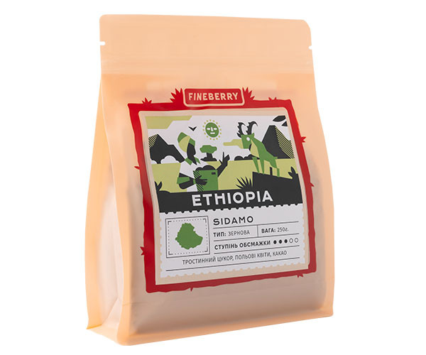 Кофе Fineberry Ethiopia в зернах 250 г