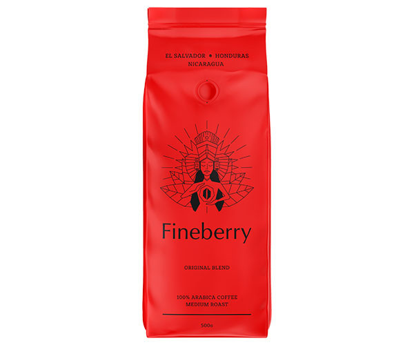 Кава Fineberry Original Blend у зернах 500 г - фото-2
