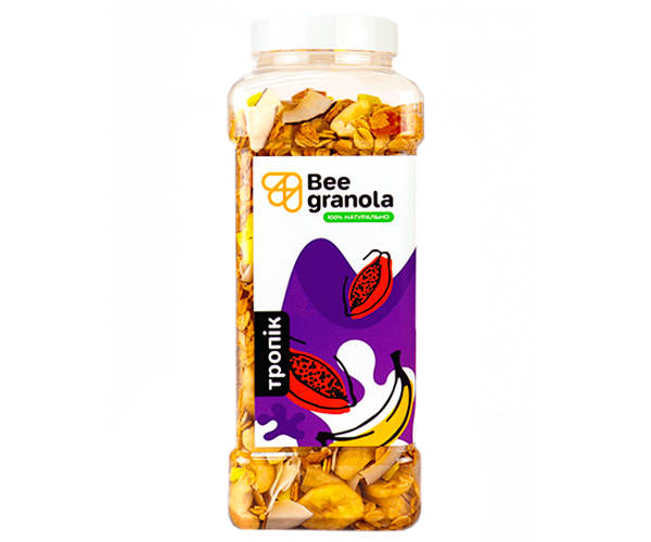 Гранола Bee Granola Тропік 500 г - фото-1