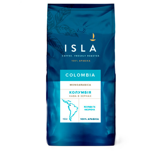 Кава ISLA Monoarabica Колумбія Наріньо у зернах 150 г - фото-1