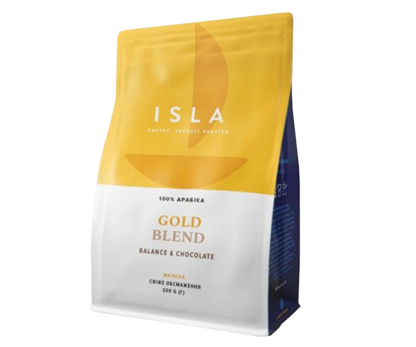 Кава ISLA GOLD BLEND у зернах 200 г - фото-1