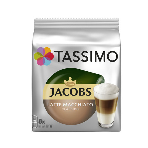 Кава у капсулах Tassimo Jacobs Latte Macchiato Classico 8 шт - фото-1