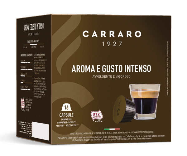 Кава в капсулах Carraro Dolce Gusto Aroma E Gusto Intenso 16 шт - фото-1