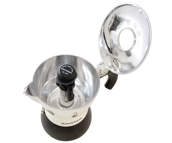 Гейзерна кавоварка Bialetti Mukka Express на 2 порції 120 мл (0003418EXPMR) - фото-2
