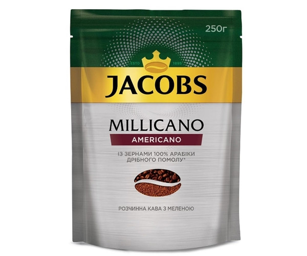 Кава Jacobs Millicano Americano розчинна 250 г - фото-1