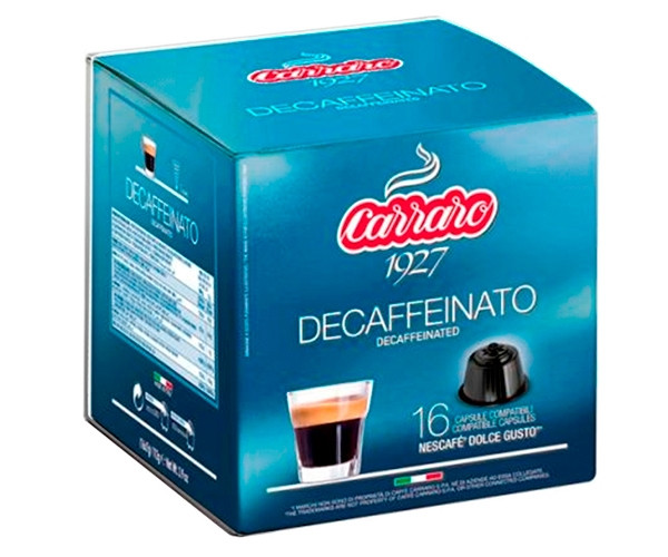Кава в капсулах Carraro Decaffeinato Dolce Gusto 16 шт - фото-2