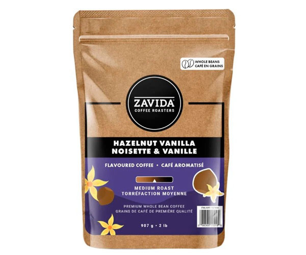 Кофе Zavida Hazelnut Vanilla в зернах 907 г