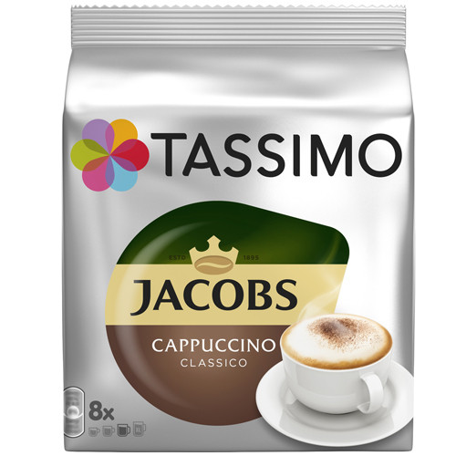Кава в капсулах Tassimo Jacobs Cappuccino Classico 8 шт - фото-1
