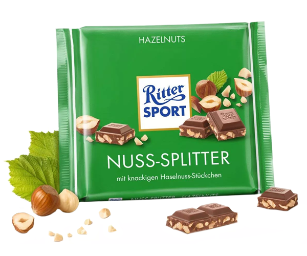 Молочний шоколад Ritter Sport Лісовий горіх 100 г - фото-1