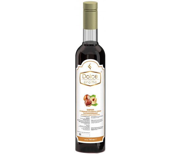 Сироп Dolce Aroma Лісовий горіх 700 мл - фото-1