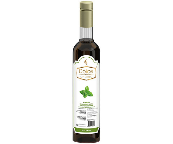 Сироп Dolce Aroma М'ята 700 мл - фото-1
