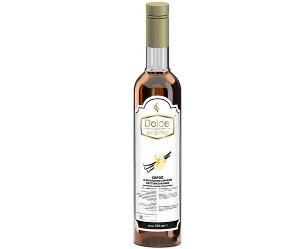 Сироп Dolce Aroma Ваніль 700 мл - фото-1