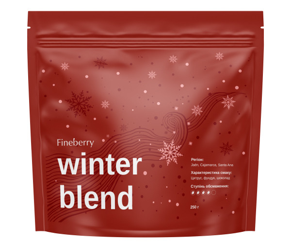 Кава Fineberry Winter Blend мелена 250 г - фото-2