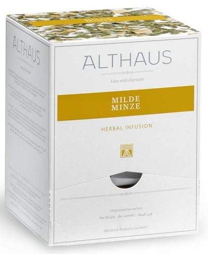 Трав'яний чай Ніжна м'ята Althaus фільтр-пак 45 г - фото-1