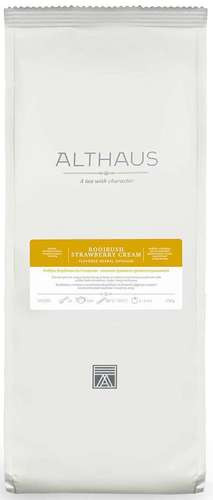 Трав'яний чай Althaus Rooibush Strawberry Cream 250 г - фото-1