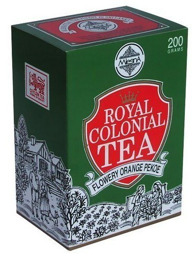 Чорний чай Роял Колоніал FOP Млинна картон 100 г - фото-1
