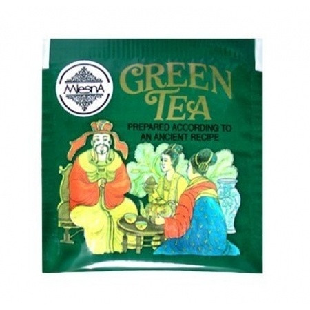 Зелений чай у пакетиках Млинна картон 20г - фото-1