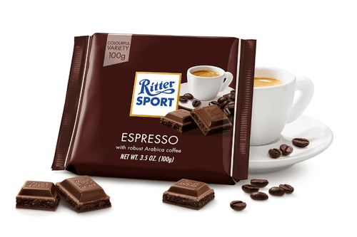 Молочний шоколад Ritter Sport ESPRESSO 100 г - фото-1