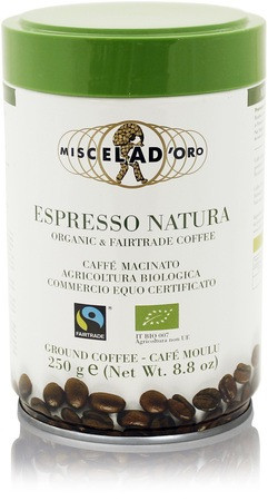 Кава Miscela d Oro Espresso Natura в зернах з/б 250 г - фото-1