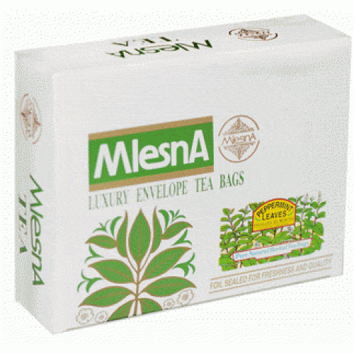 Трав'яний чай Млісна М'ята перцева в пакетиках картон 300 г - фото-1