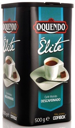 Кава без кофеїну Oquendo мелена з/б 500 г - фото-1