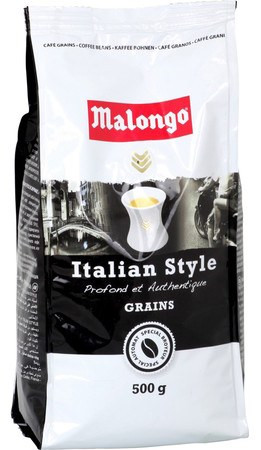 Кава Malongo Italian style у зернах 500 г - фото-1