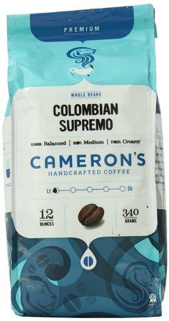 Кава Camerons Colombian Supremo у зернах 340 г - фото-1