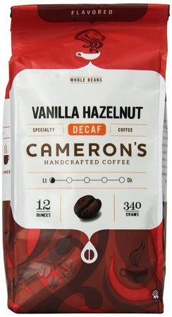 Кава без кофеїну Cameron's Vanilla Hazelnut у зернах 340 г - фото-1
